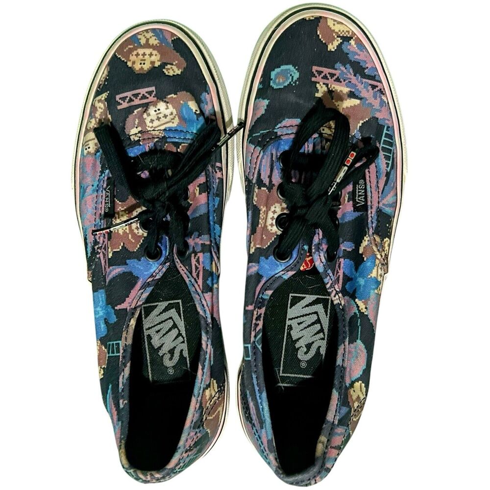 VANS X Nintendo Donkey Kong Game Authentic Sneakers Men’s 5 Women’s 6.5